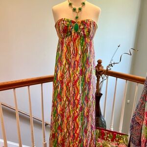 Lilly Pulitzer silk maxi